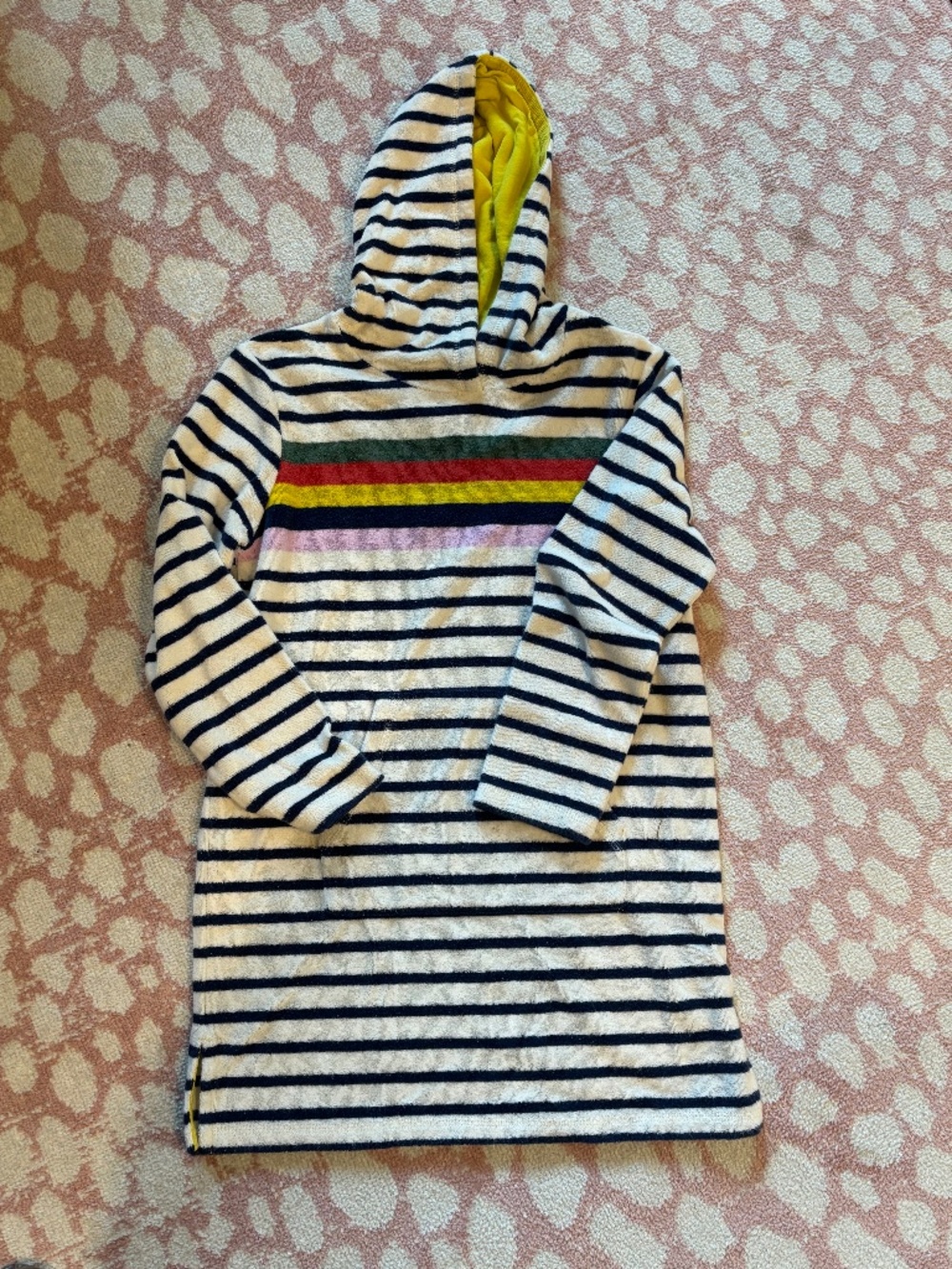 Mini Boden Toweling Hoodie - Size 9/10